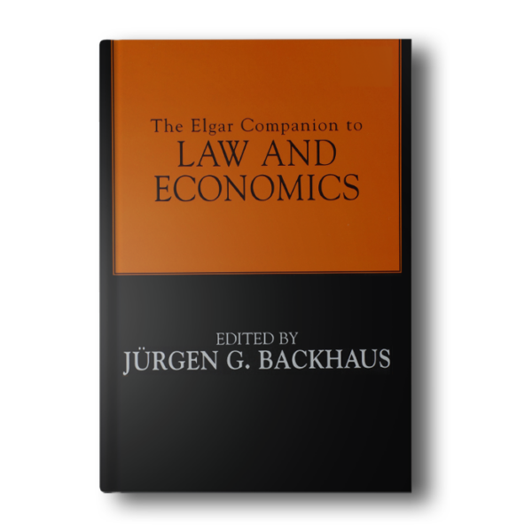 The Elgar Companion to Law and Economics (Elgar Original Reference) [Paperback] Jurgen G. Backhaus